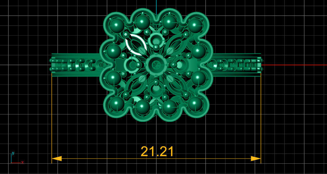 Ring Made With Gemvision Matrix9 3D 3D print model_8