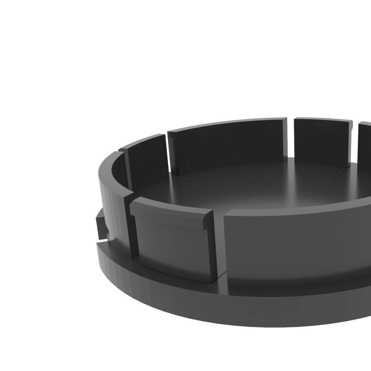 Caps of the original VW discs 3D print model_3