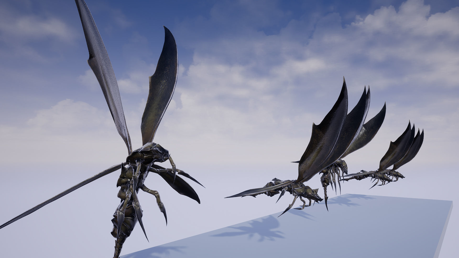 Angry Wasp Low-poly 3D model_4