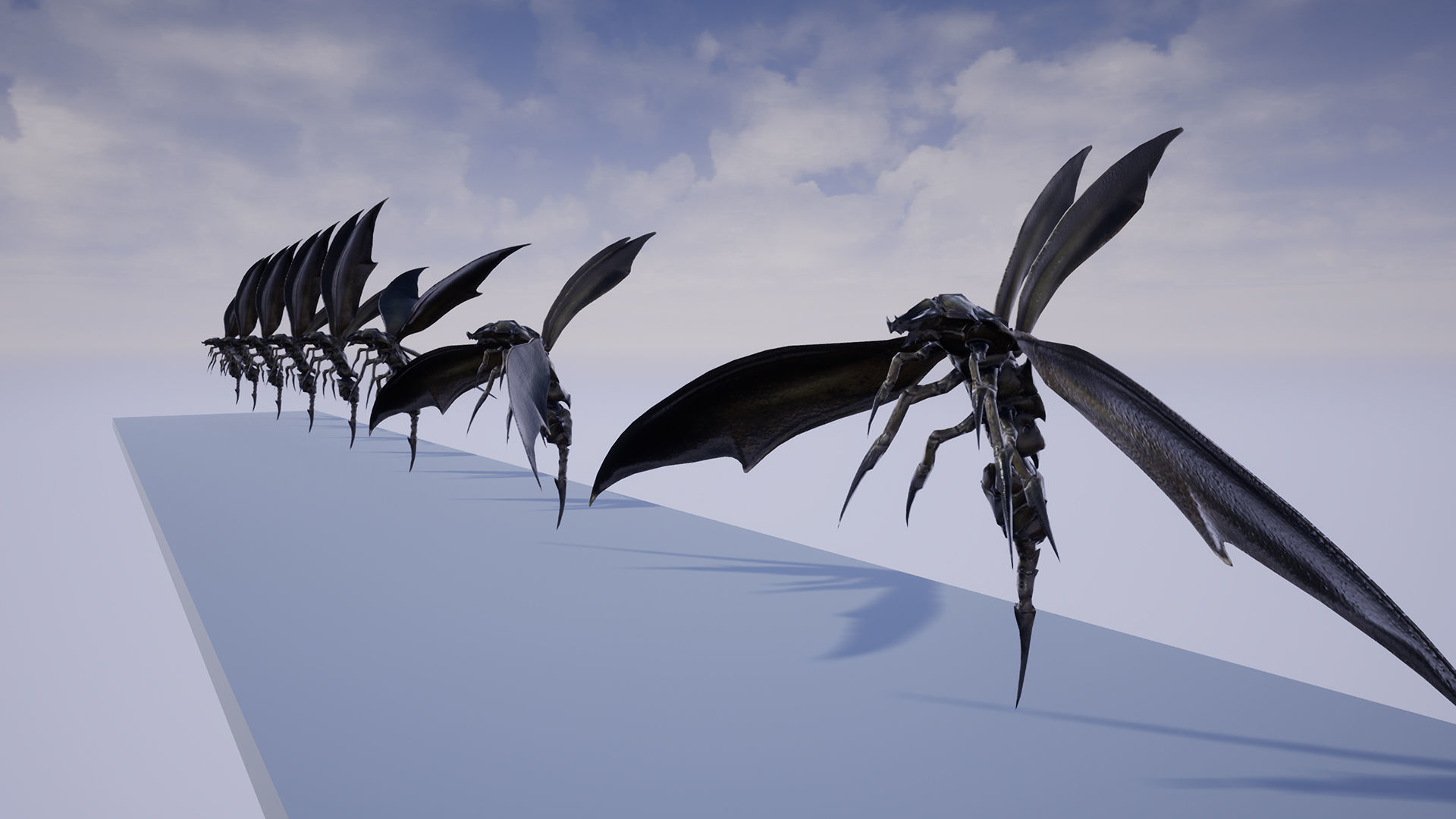 Angry Wasp Low-poly 3D model_5