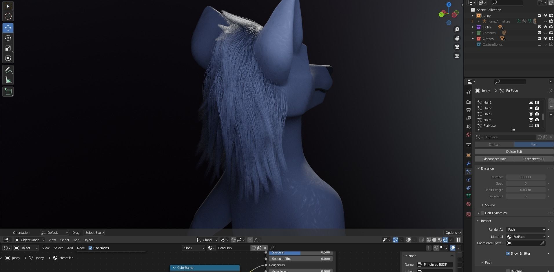 Jonny Anthro Wolf 3D model_97