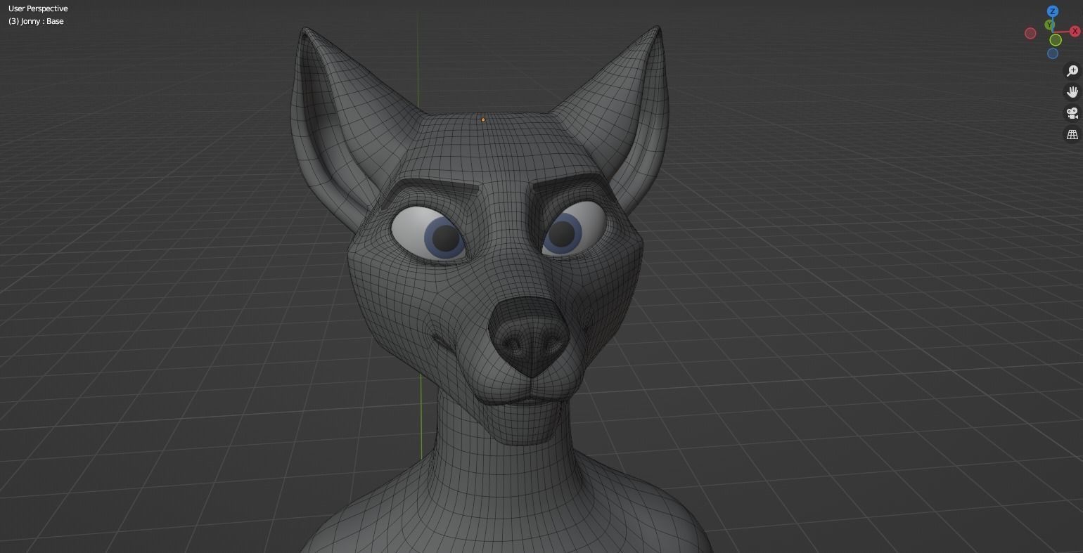 Jonny Anthro Wolf 3D model_57