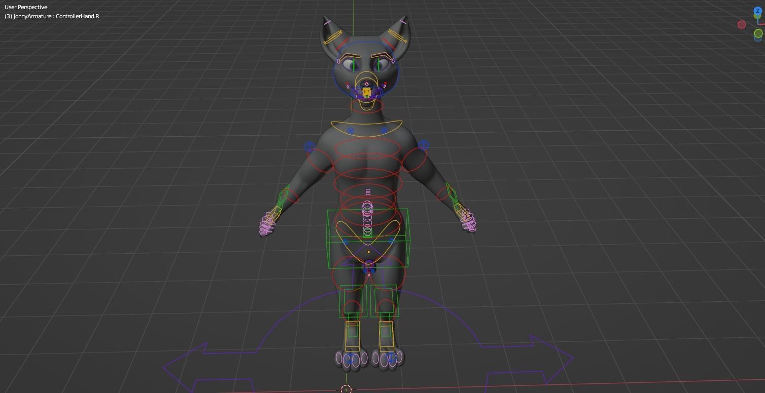 Jonny Anthro Wolf 3D model_39