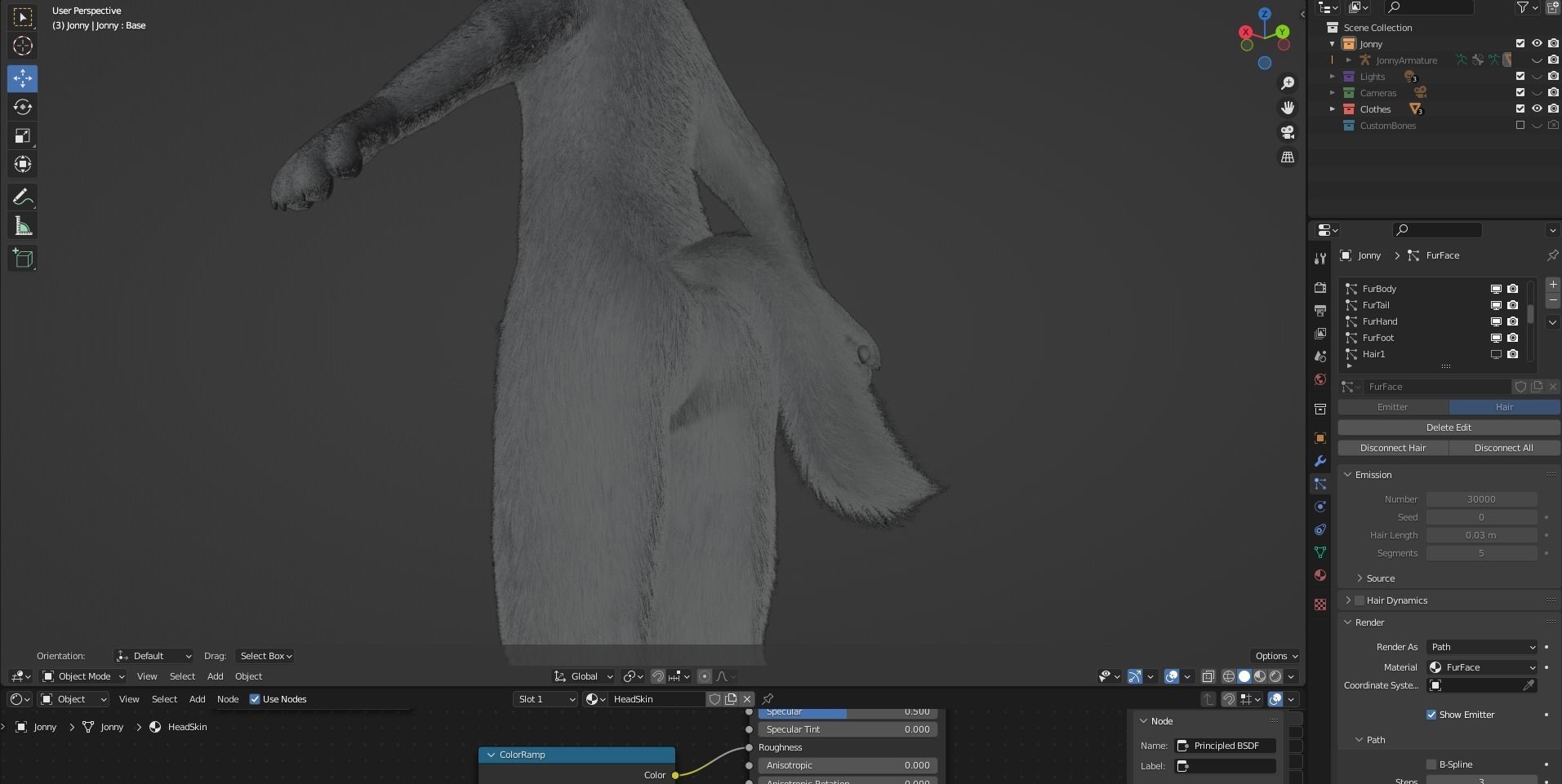 Jonny Anthro Wolf 3D model_91