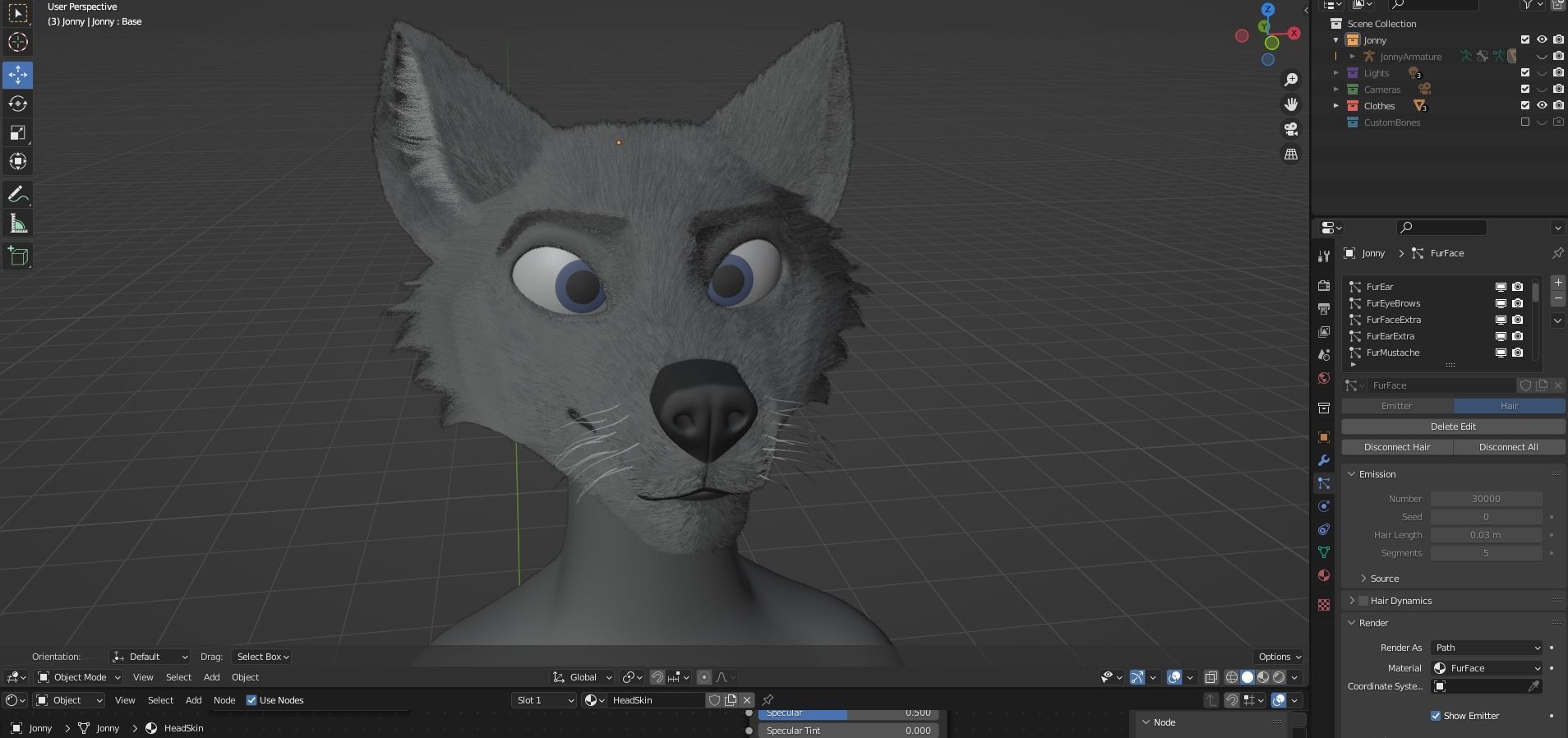 Jonny Anthro Wolf 3D model_89