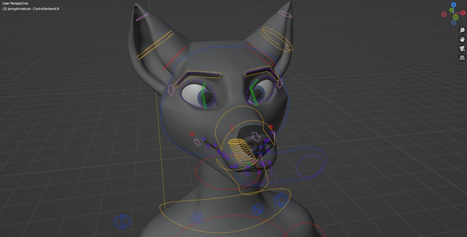 Jonny Anthro Wolf 3D model_46