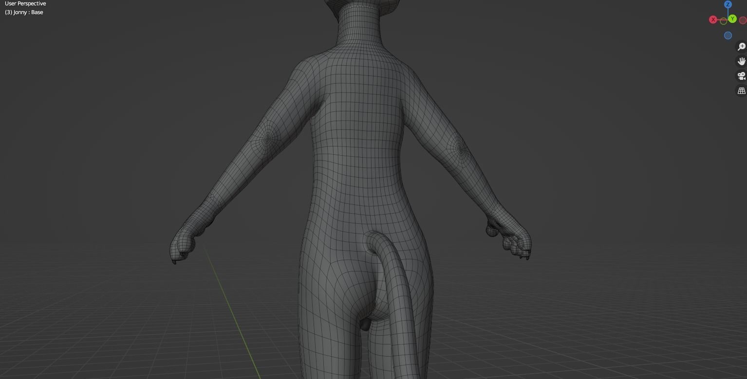 Jonny Anthro Wolf 3D model_61