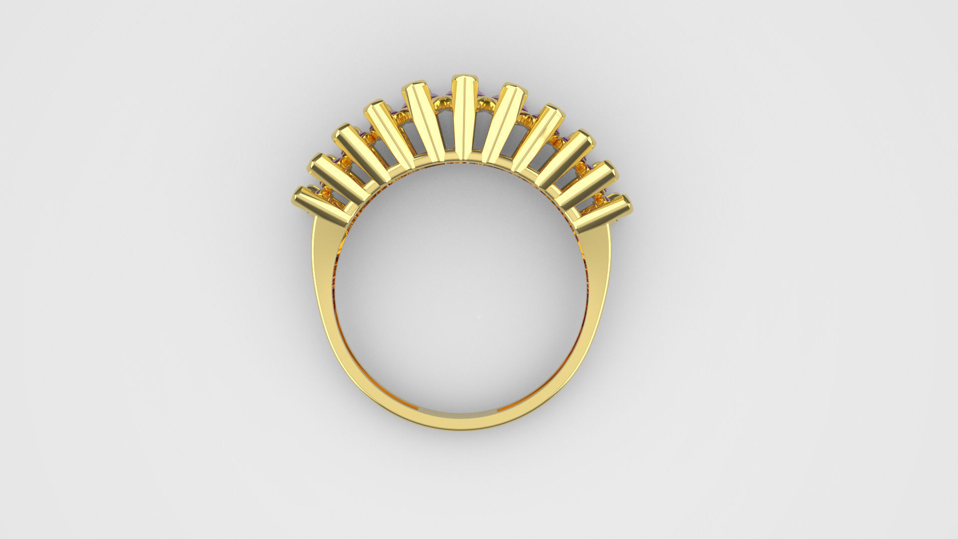 Marquise ring 3D print model_2
