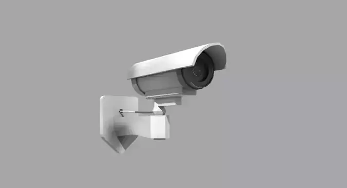 low poly security camera 