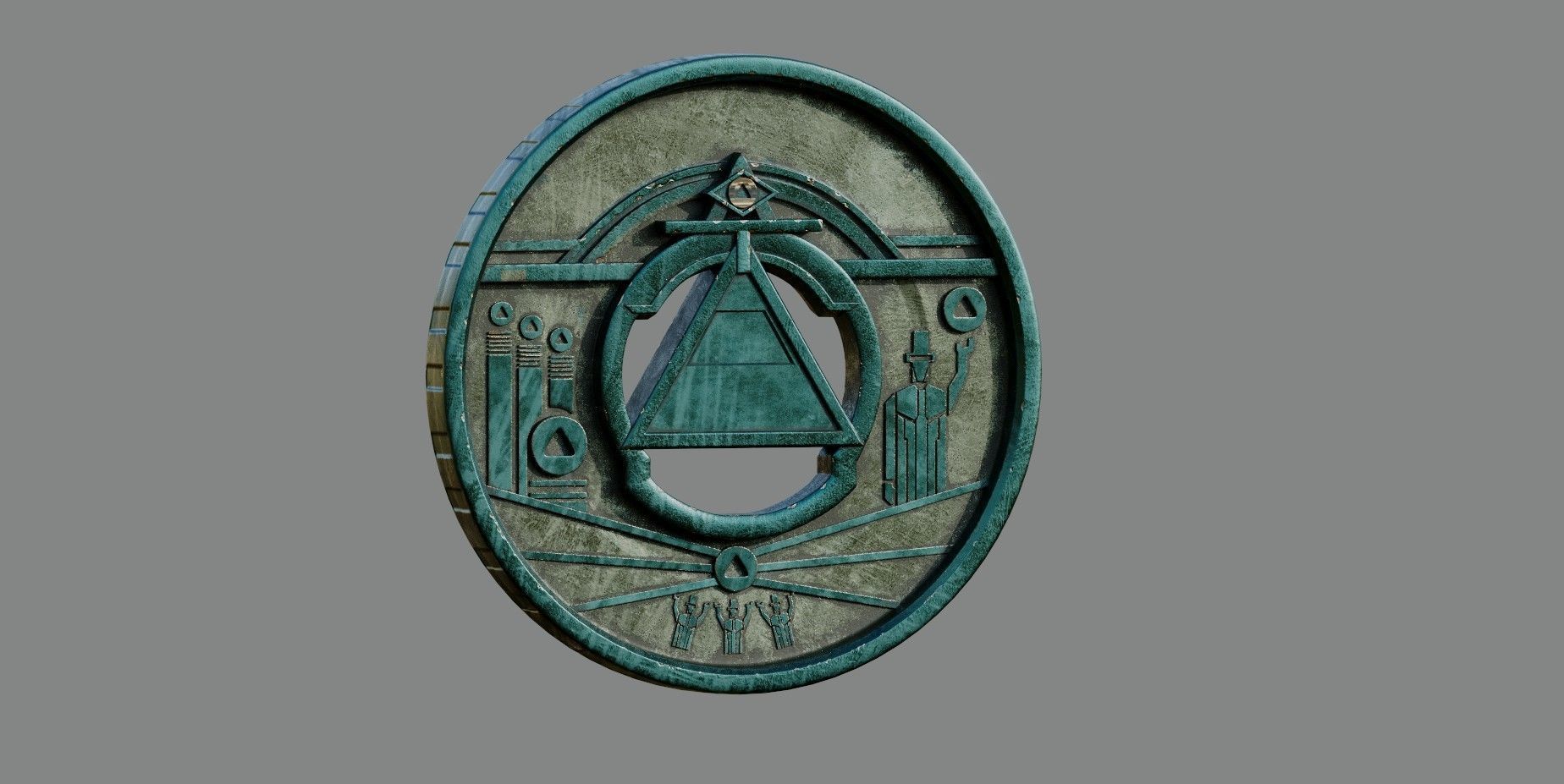 Granum Crowns 3D print model_2