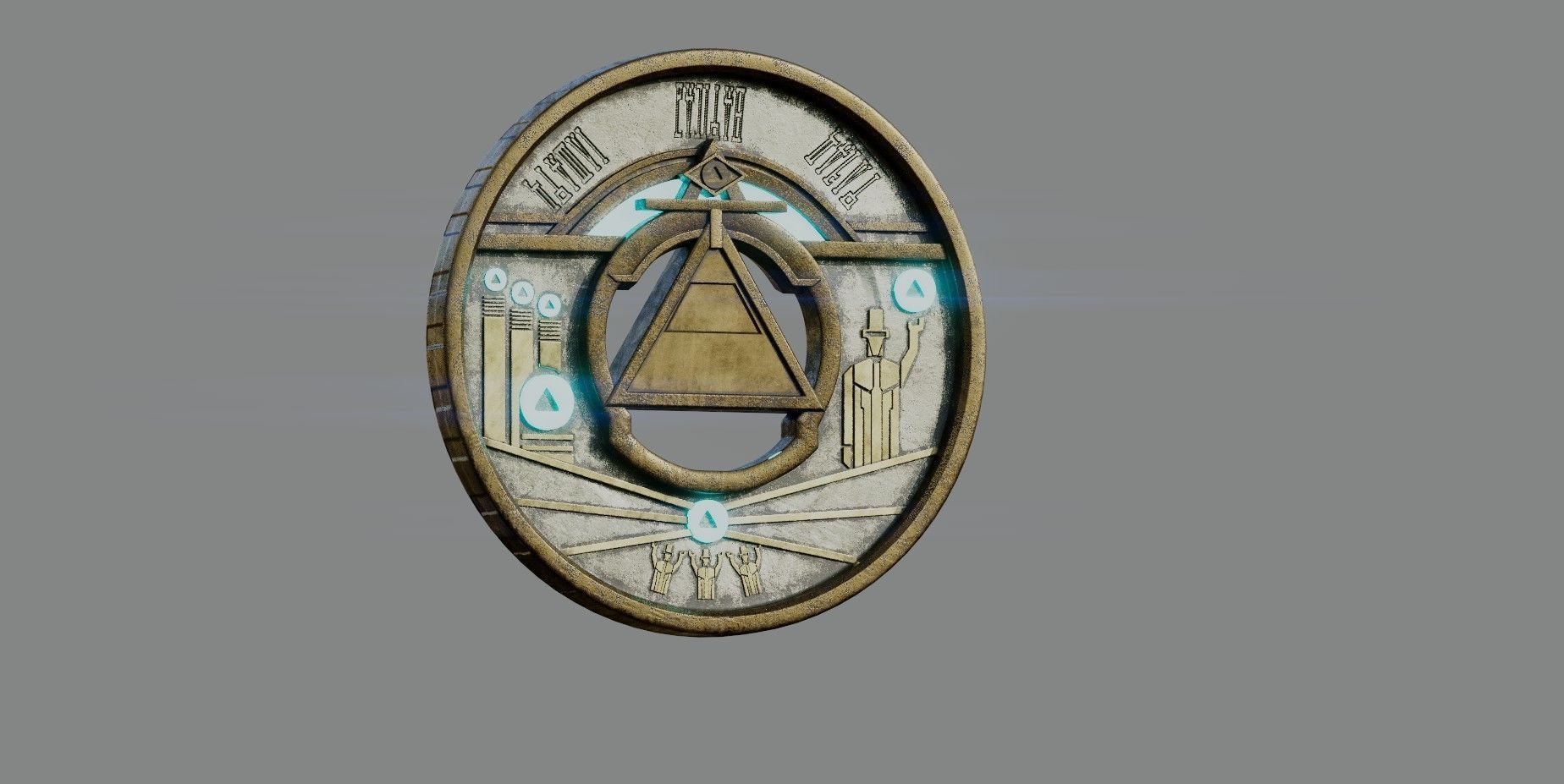 Granum Crowns 3D print model_4