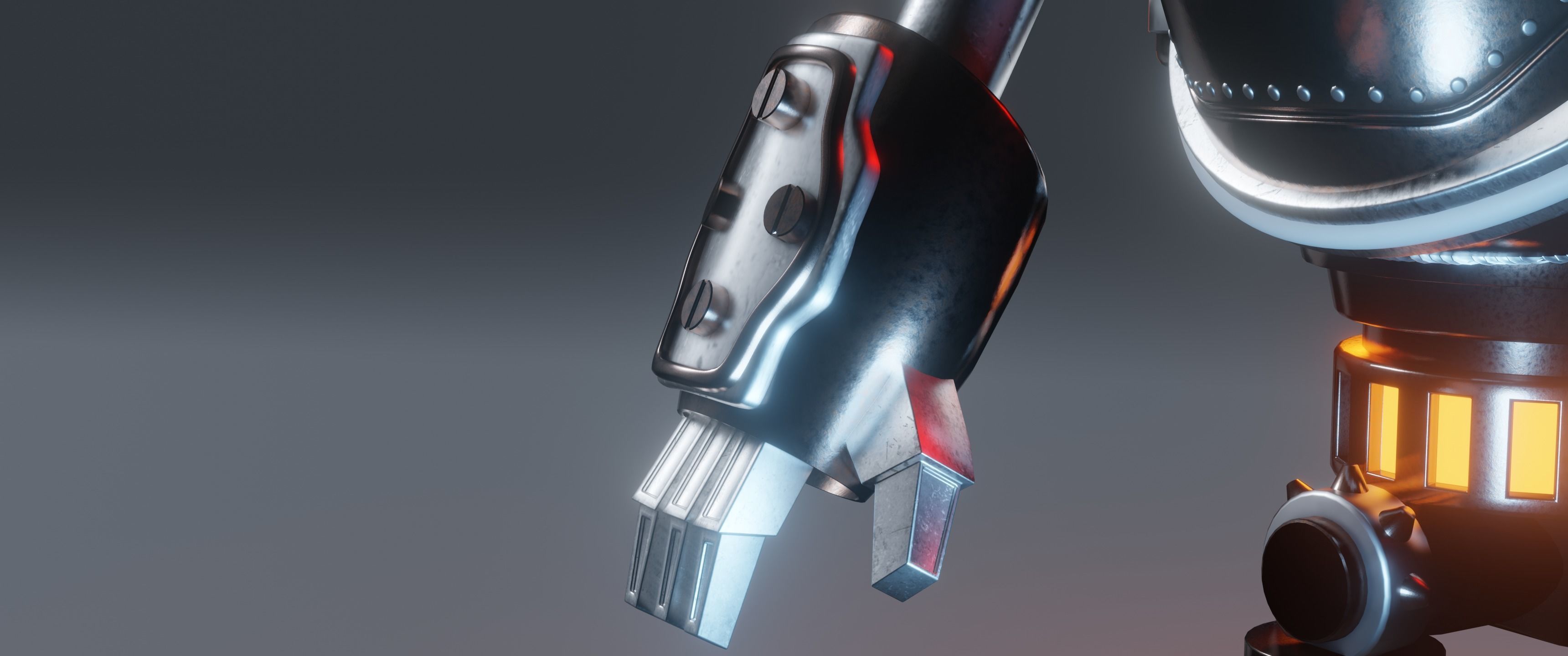 steampunk robot 3D model_6