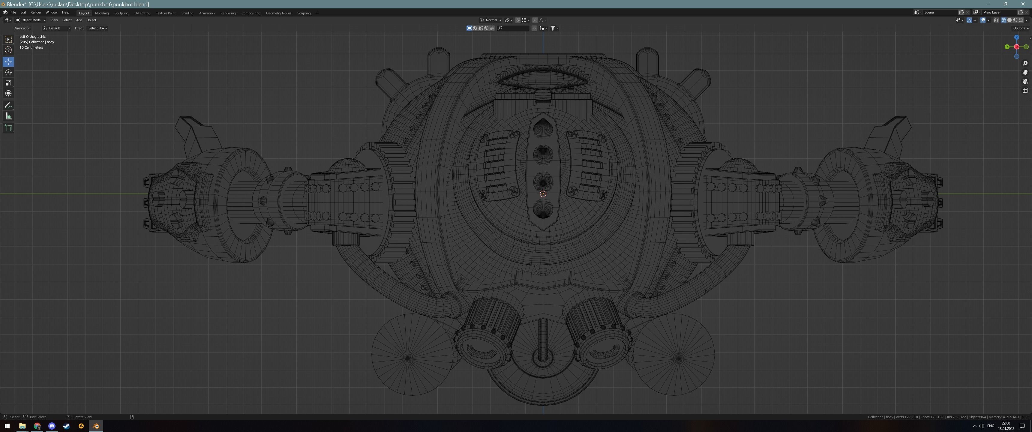 steampunk robot 3D model_9