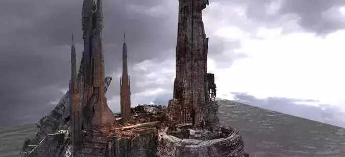 Hoth snow base 3D model