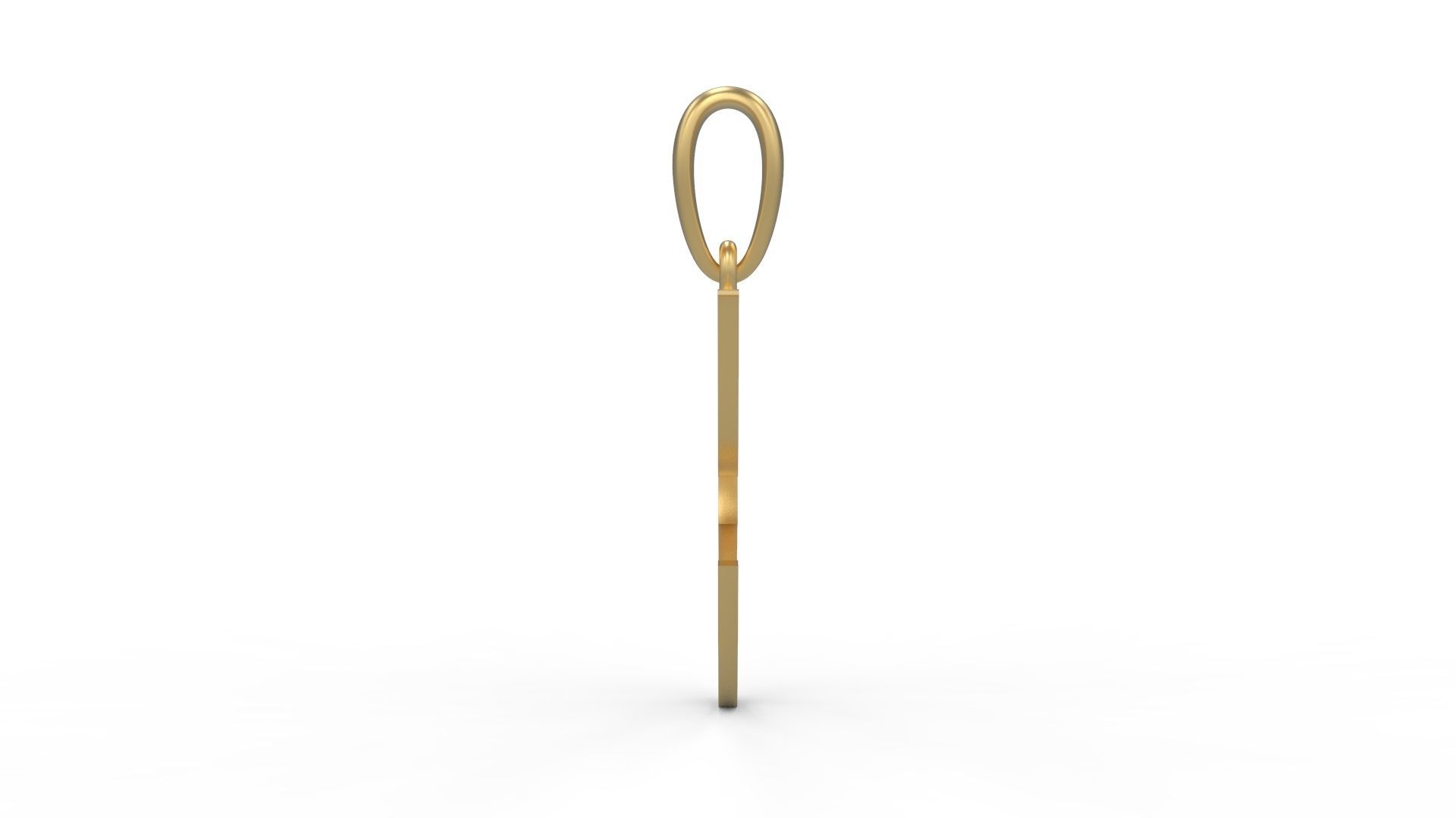 Initial Letters Pendant AngillaTattoo E 3D print model_2