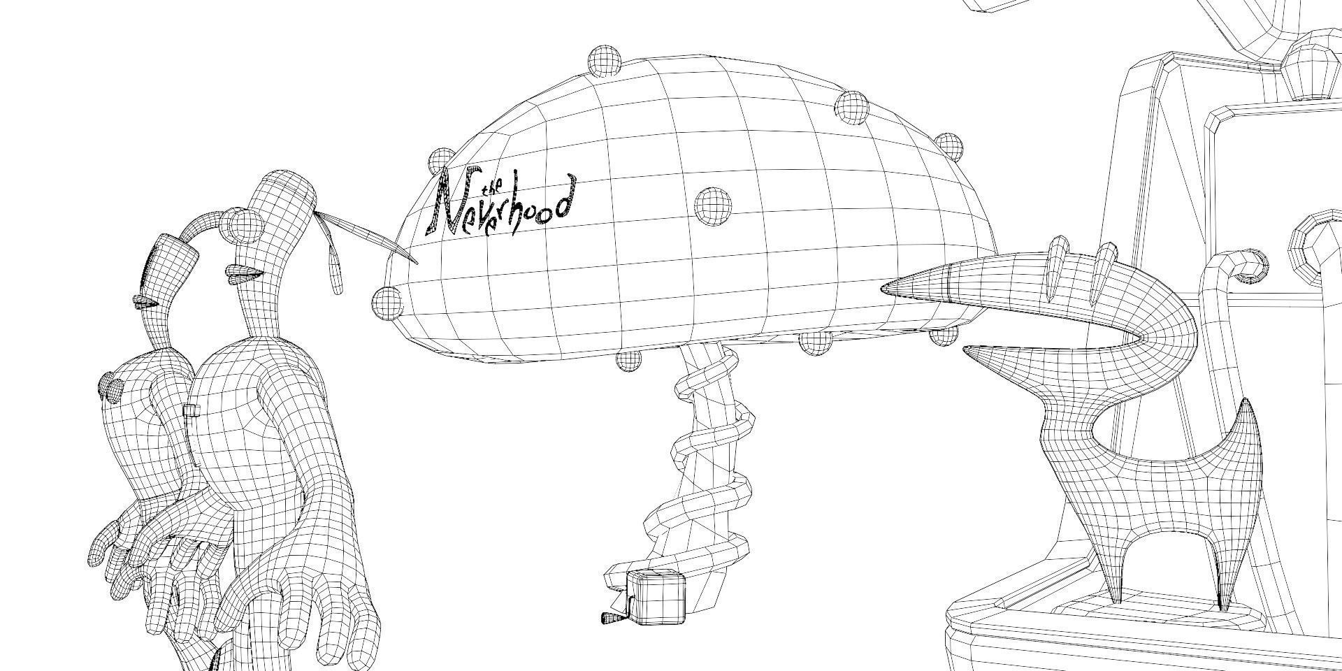 Neverhood and Armikrog character bundle Low-poly 3D model_14