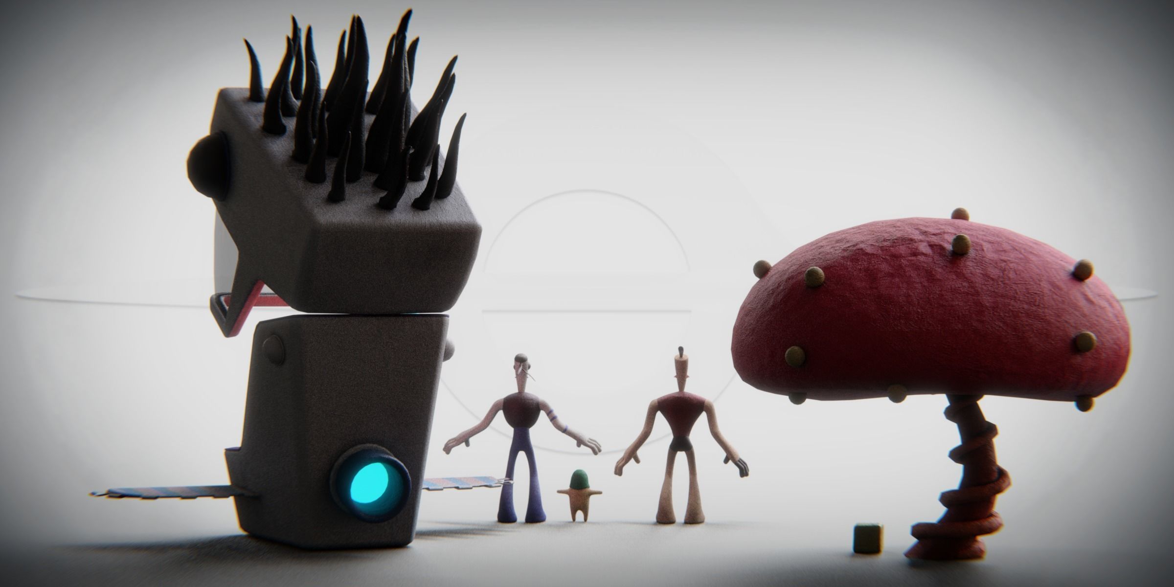 Neverhood and Armikrog character bundle Low-poly 3D model_4