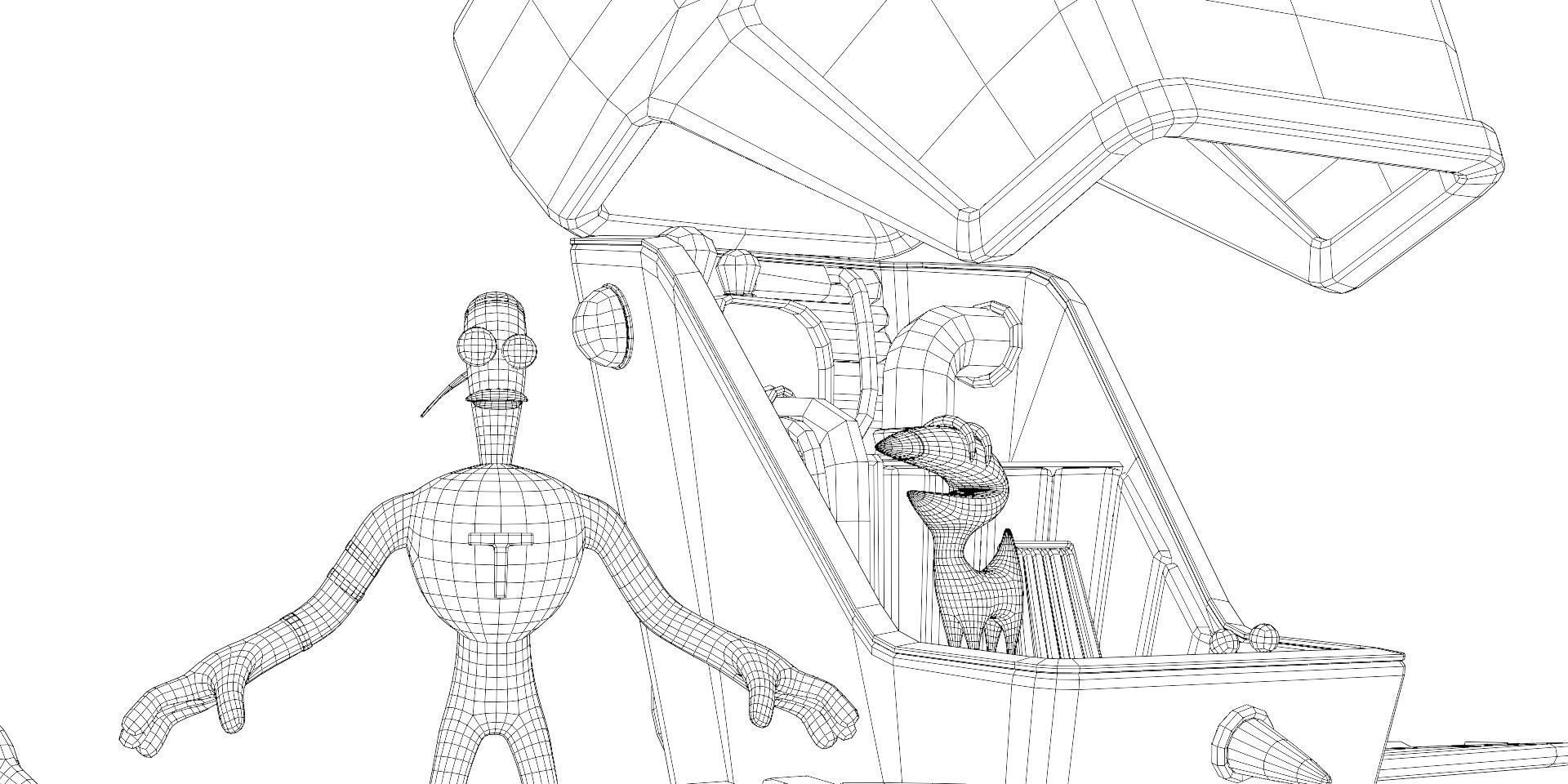 Neverhood and Armikrog character bundle Low-poly 3D model_9