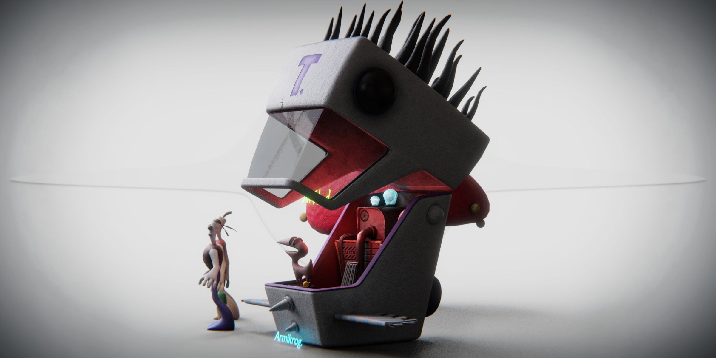 Neverhood and Armikrog character bundle Low-poly 3D model_6