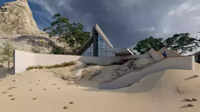 Villa On the Rock 3D model