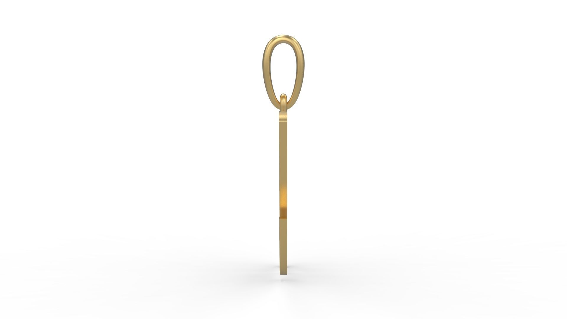 Initial Letters Pendant AngillaTattoo M 3D print model_2