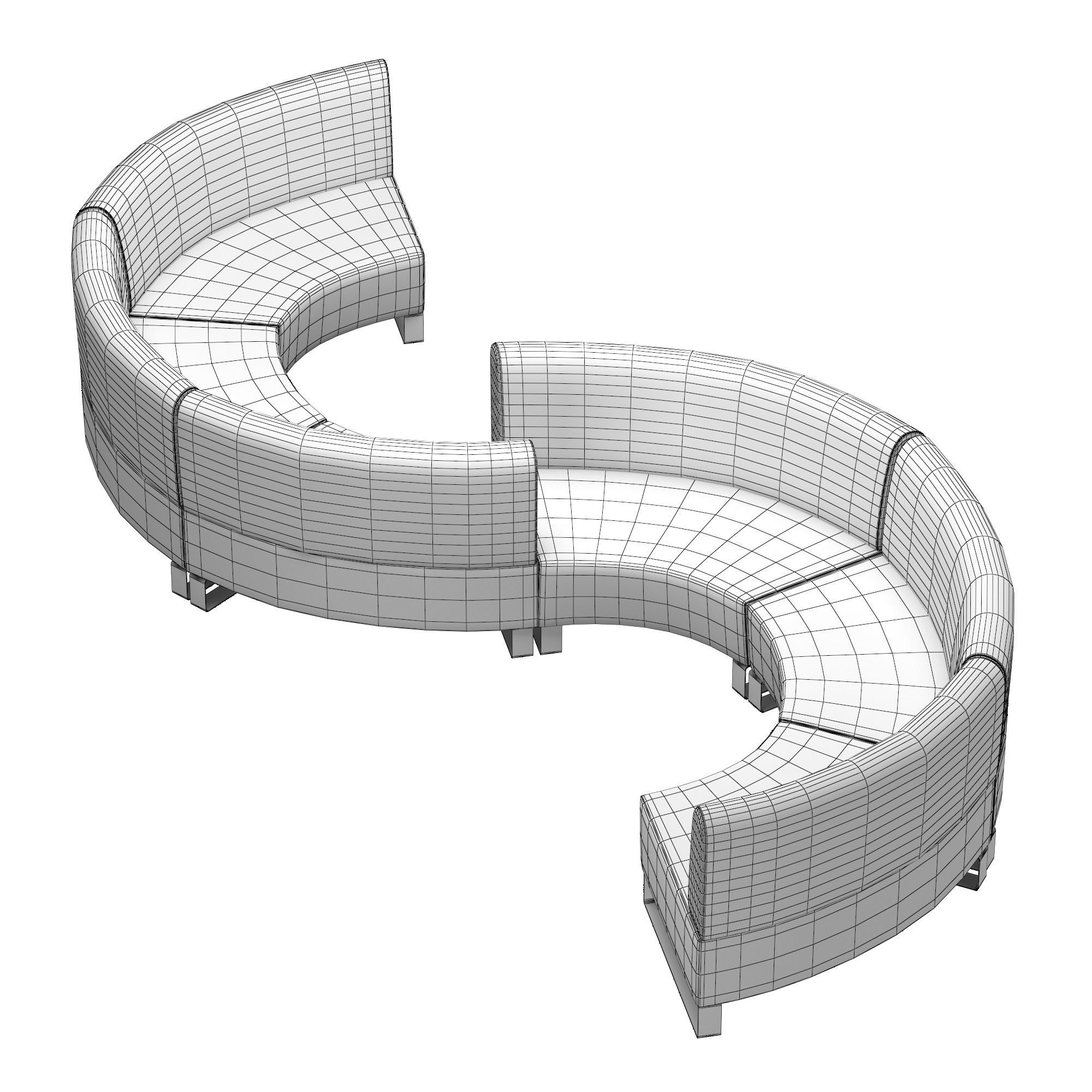 DRIFT MODULAR SOFA 3D model_6
