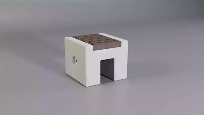 Concrete Bench - Type 3A short