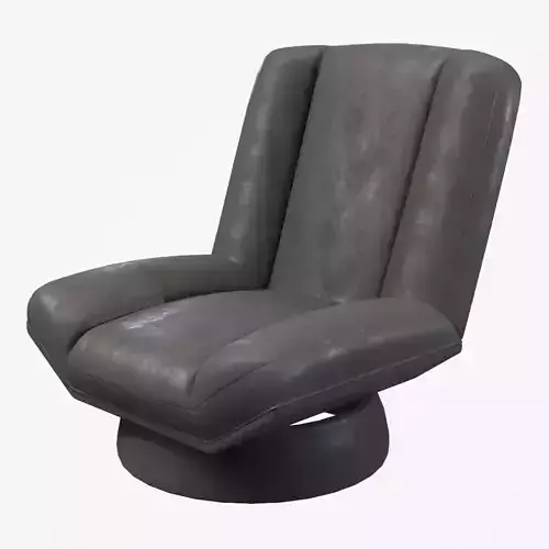 Cole Swivel Chair in suede