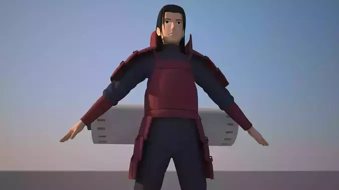 Hasirasma senju Low-poly 3D model
