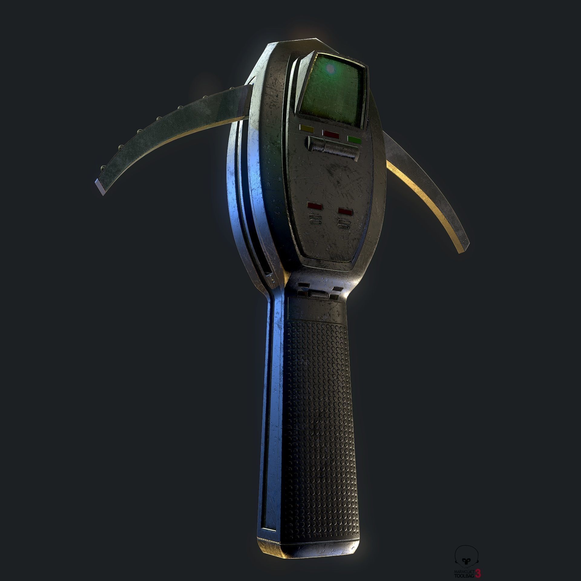PKE Meter Ghostbusters 3D model 3D model_2