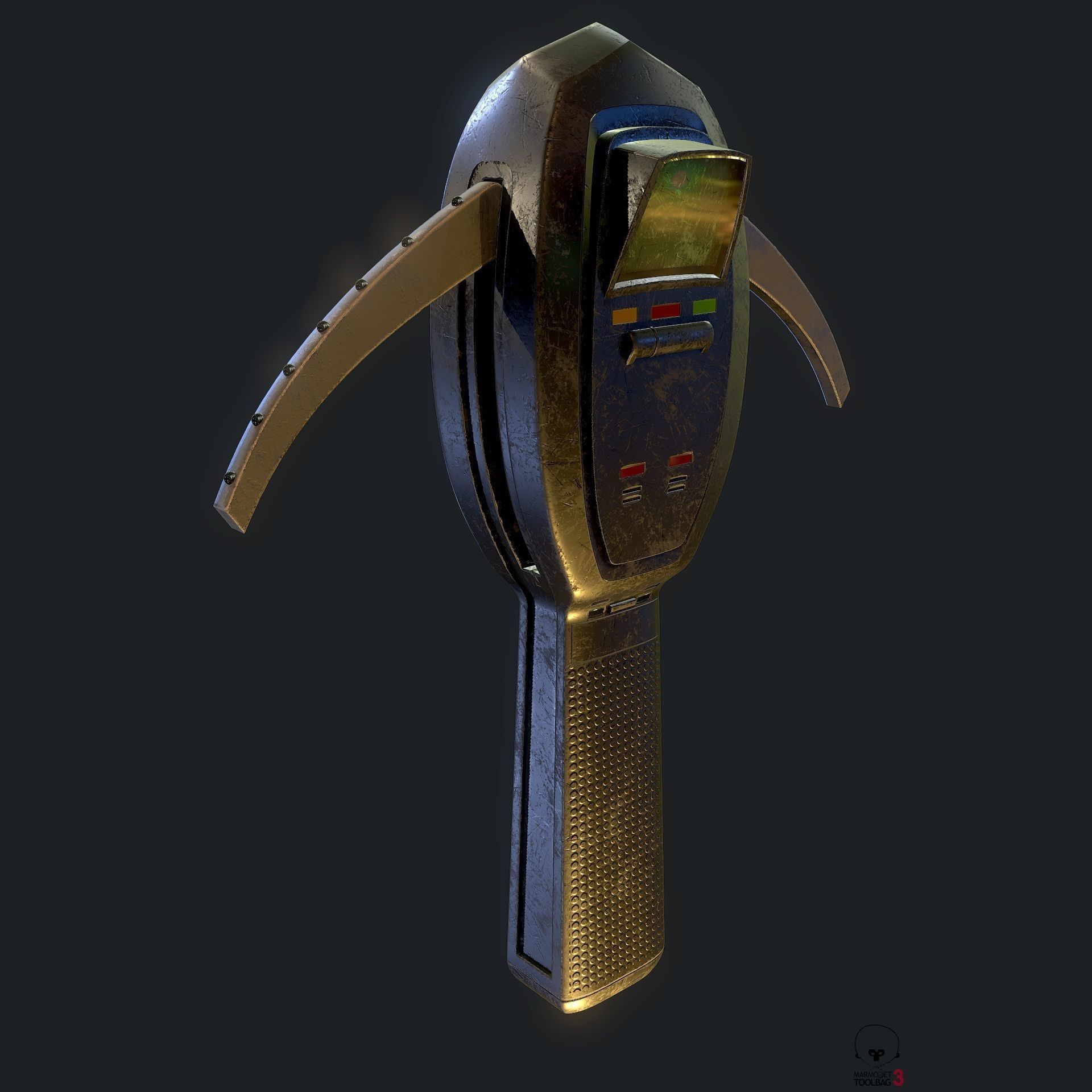 PKE Meter Ghostbusters 3D model 3D model_3