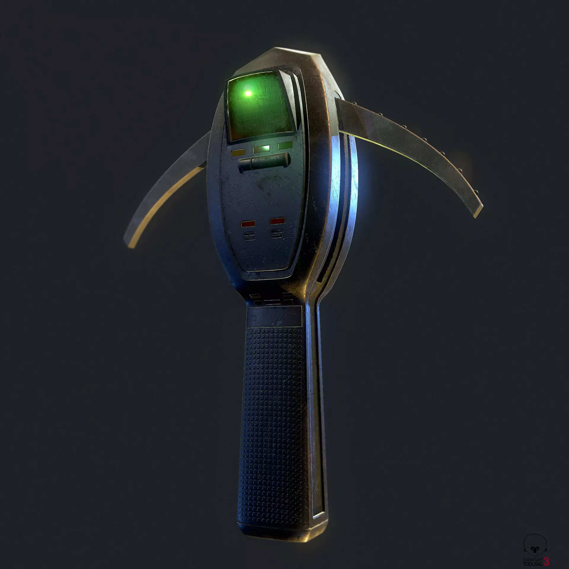 PKE Meter Ghostbusters 3D model 3D model_0