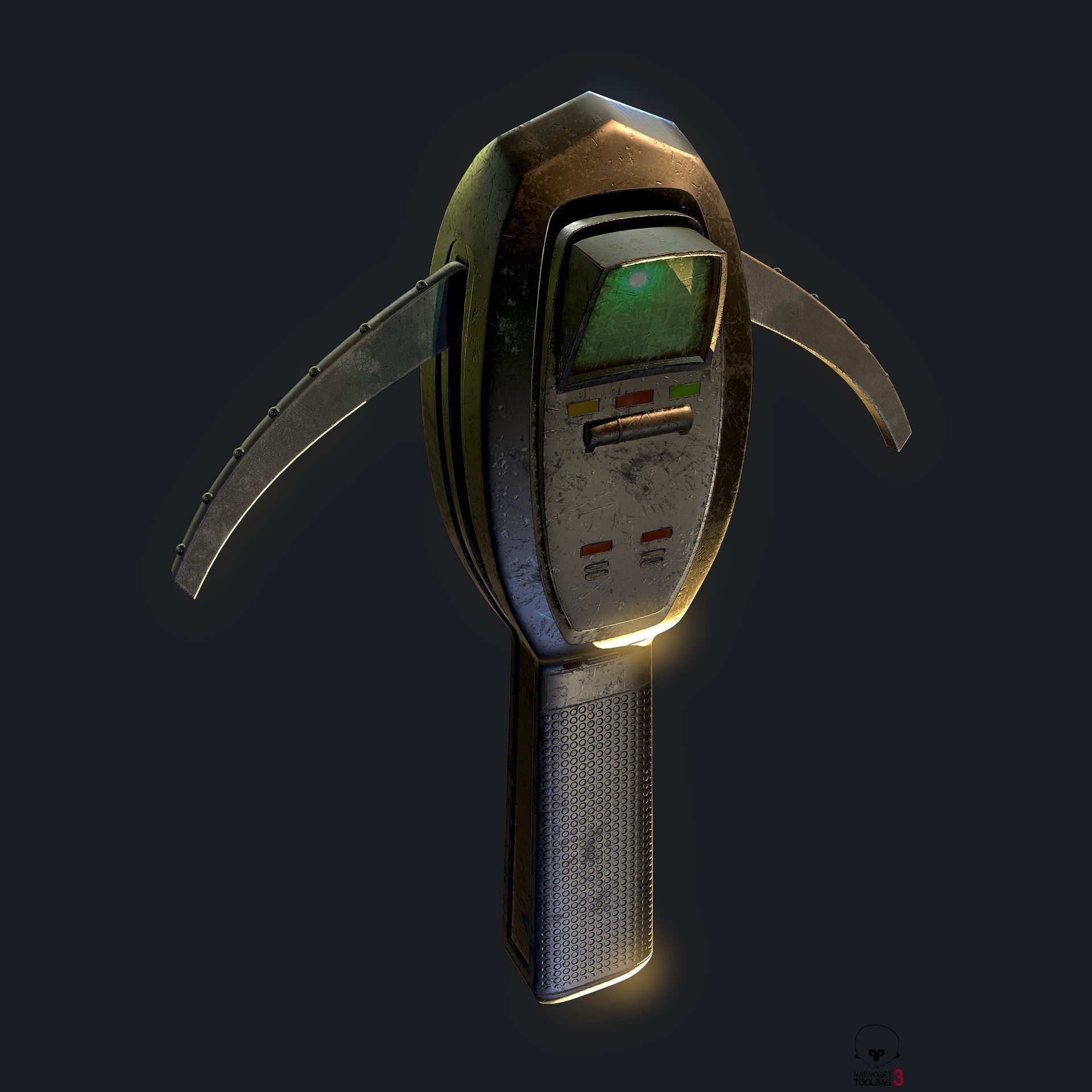 PKE Meter Ghostbusters 3D model 3D model_1
