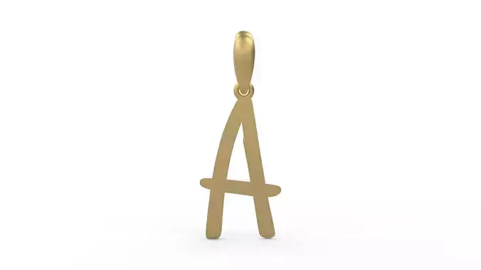 Initial Letters Pendant AnnaBee A