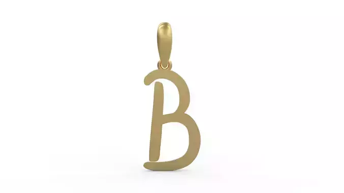 Initial Letters Pendant AnnaBee B