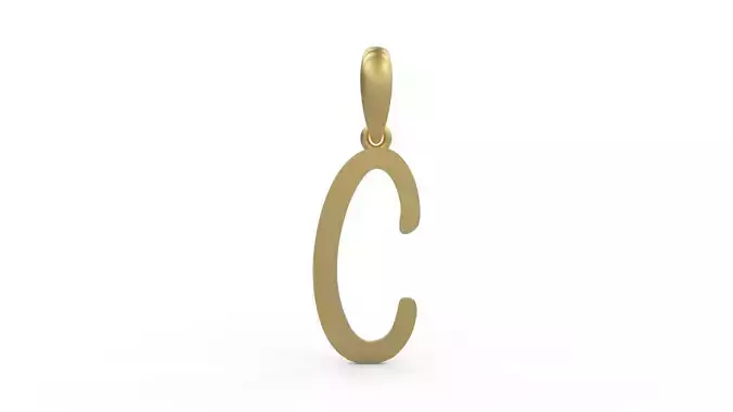 Initial Letters Pendant AnnaBee C