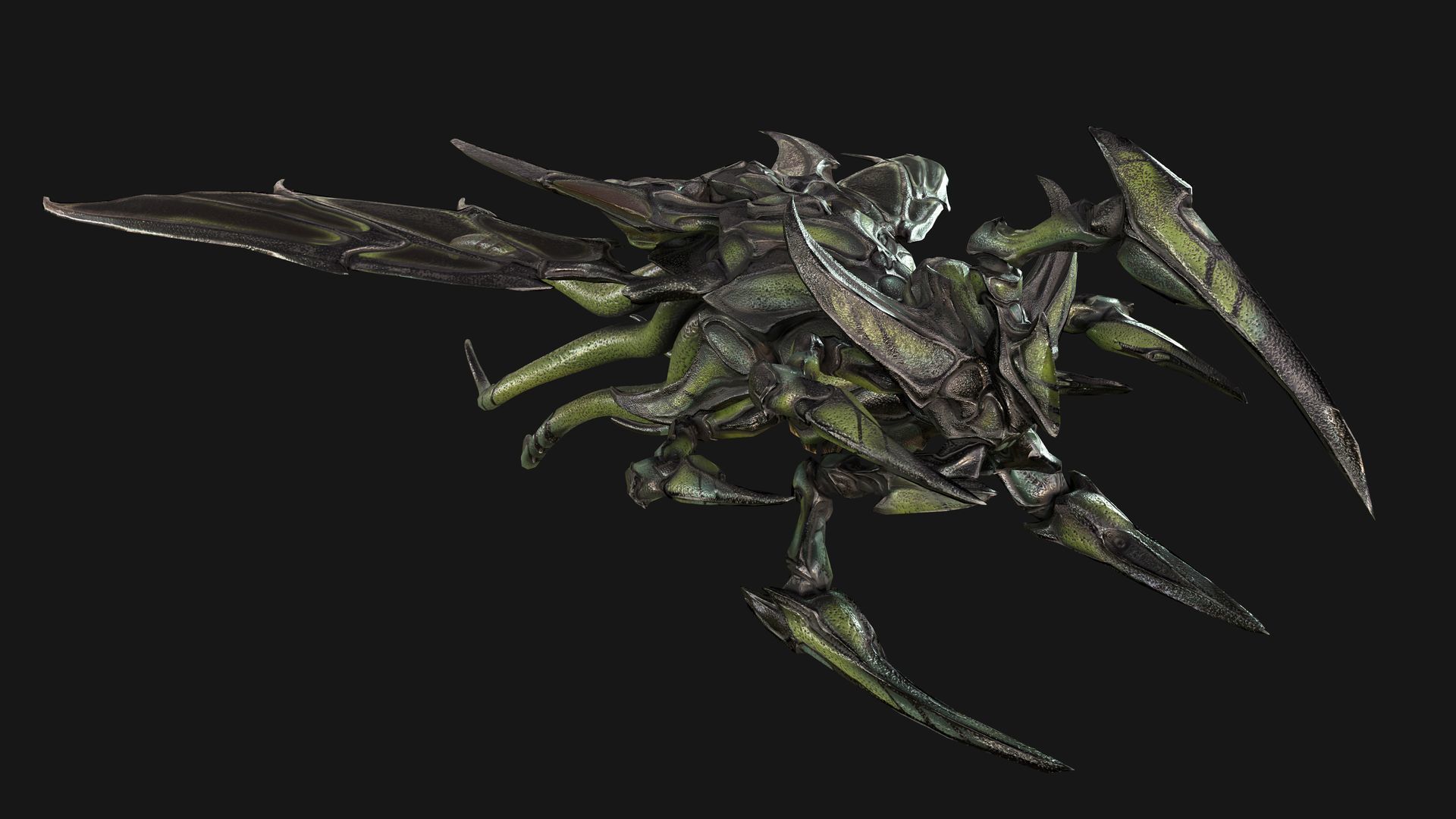 Air Leviathan Low-poly 3D model_3