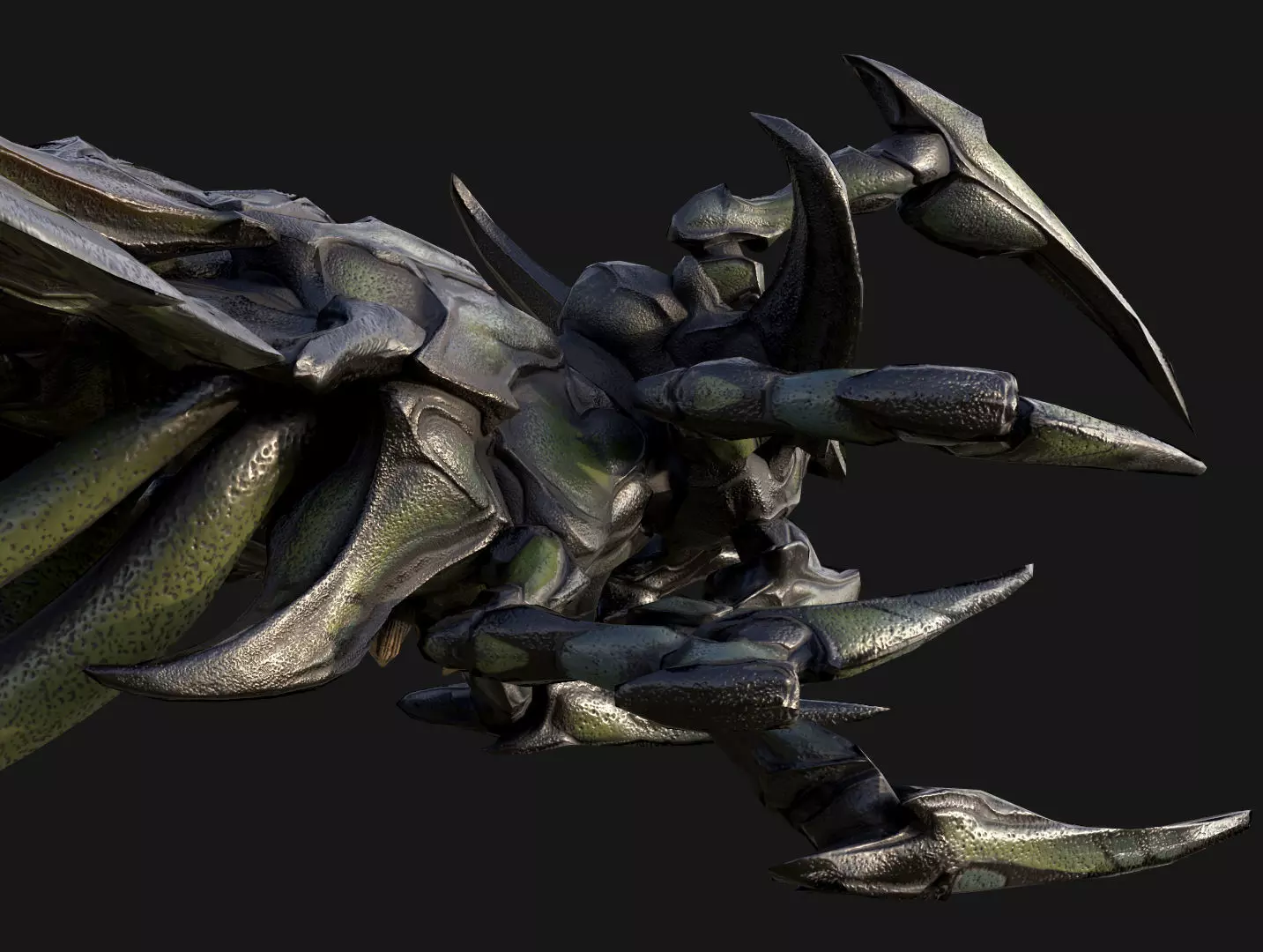 Air Leviathan Low-poly 3D model_0