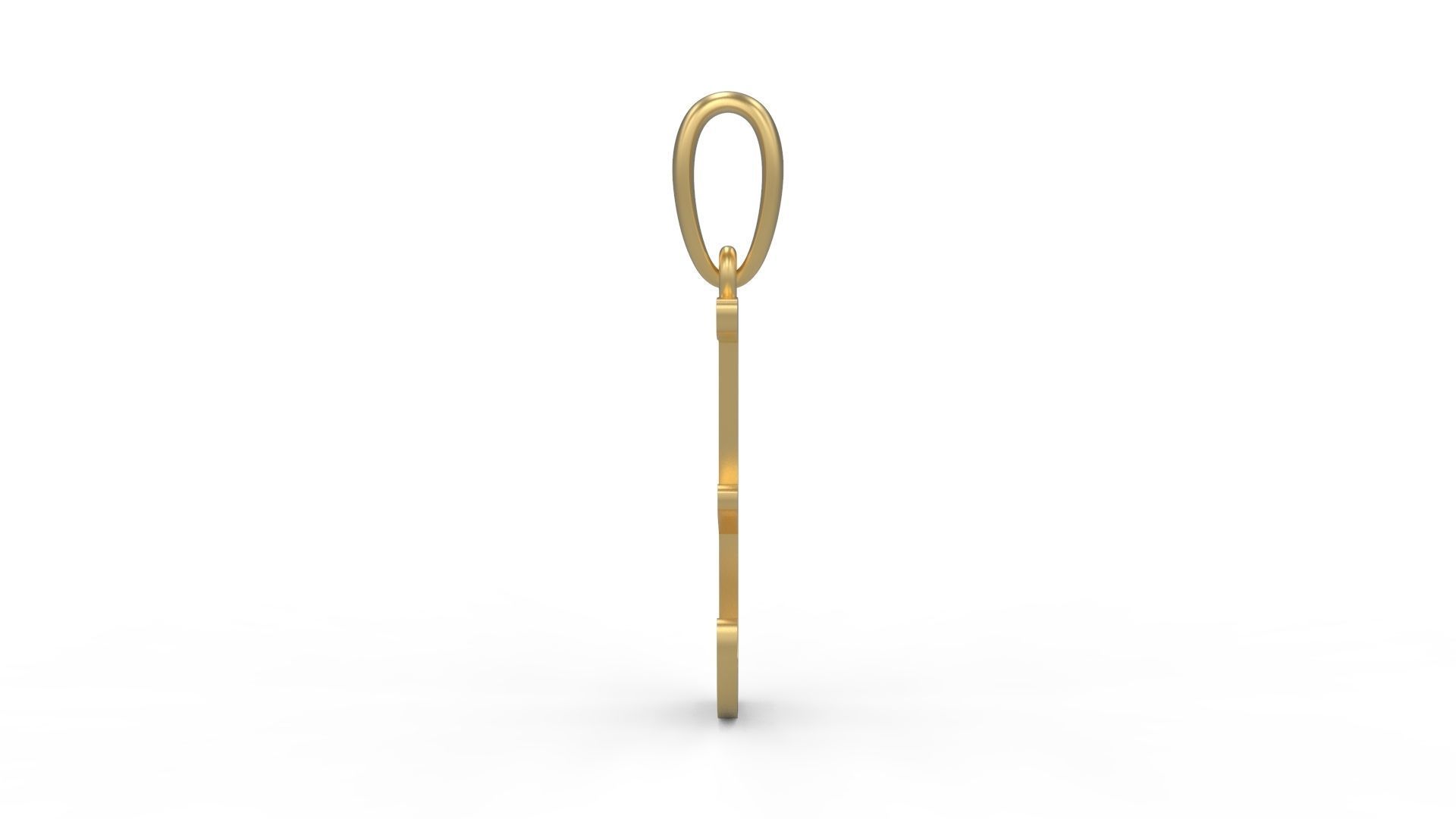 Initial Letters Pendant AnnaBee E  3D print model_2