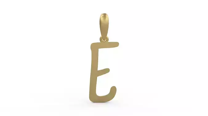 Initial Letters Pendant AnnaBee E 
