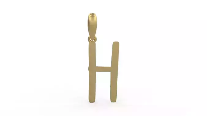 Initial Letters Pendant AnnaBee H