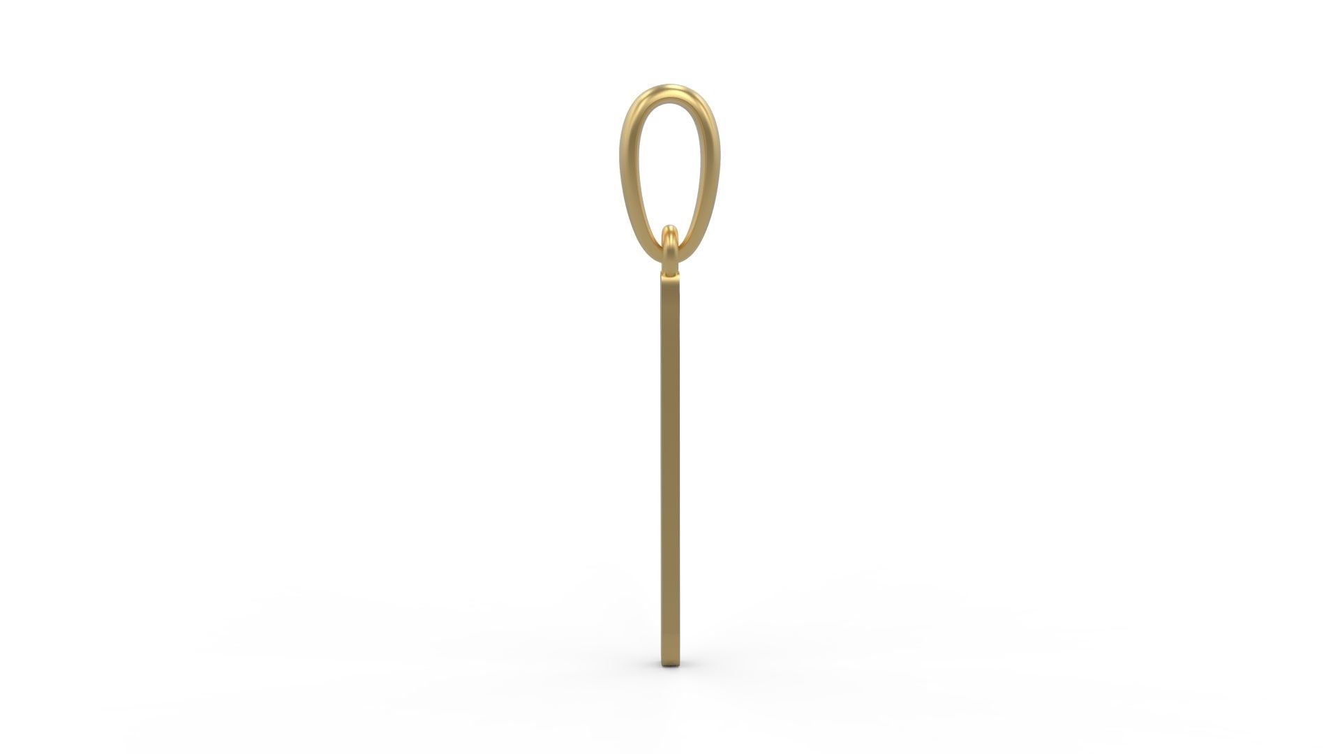 Initial Letters Pendant AnnaBee I 3D print model_2