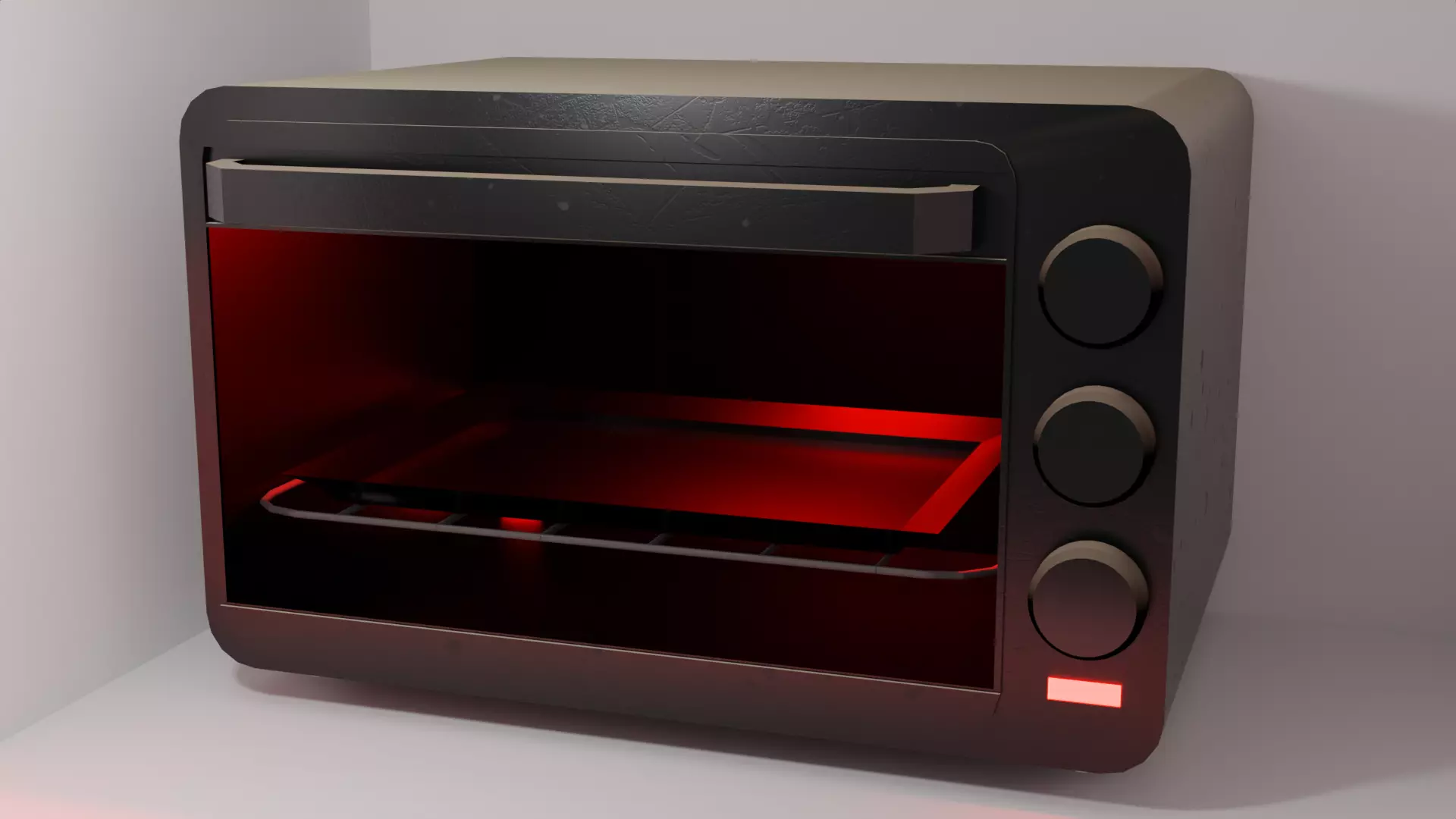 Electric oven Free low-poly 3D model