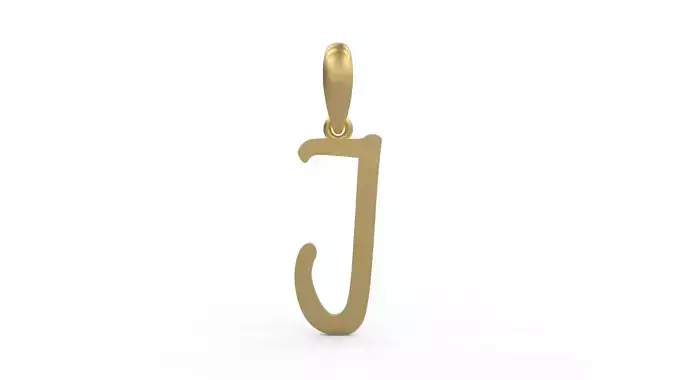 Initial Letters Pendant AnnaBee J
