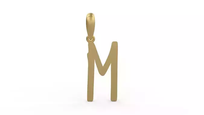 Initial Letters Pendant AnnaBee M