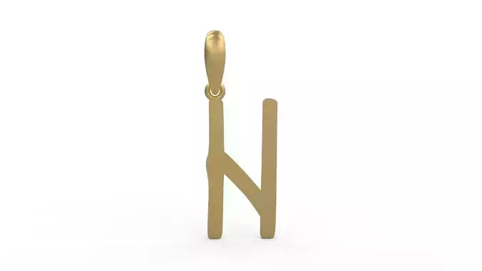 Initial Letters Pendant AnnaBee N