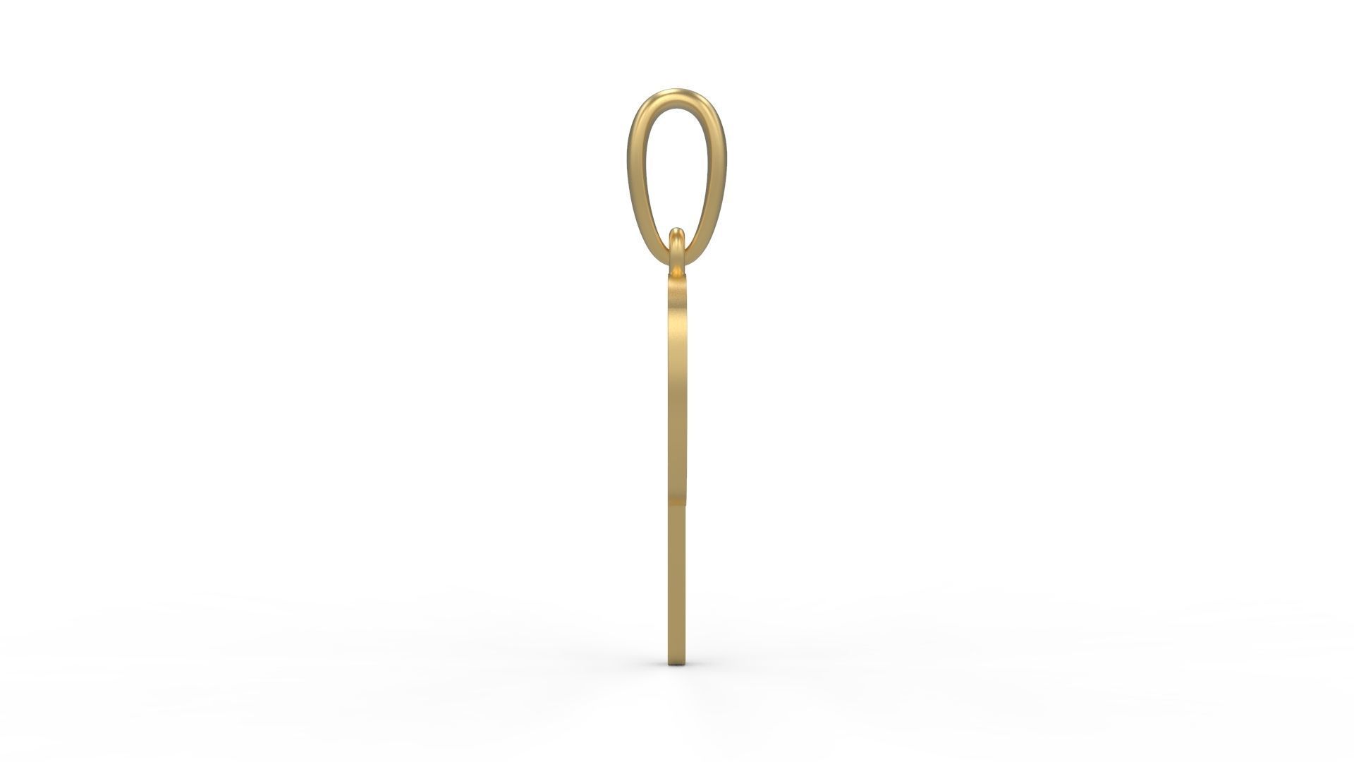 Initial Letters Pendant AnnaBee P 3D print model_2