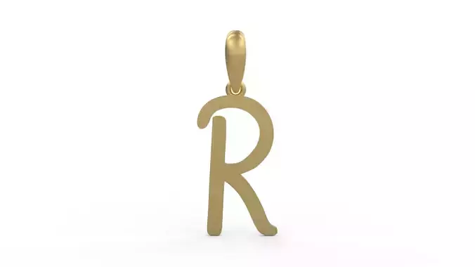 Initial Letters Pendant AnnaBee R