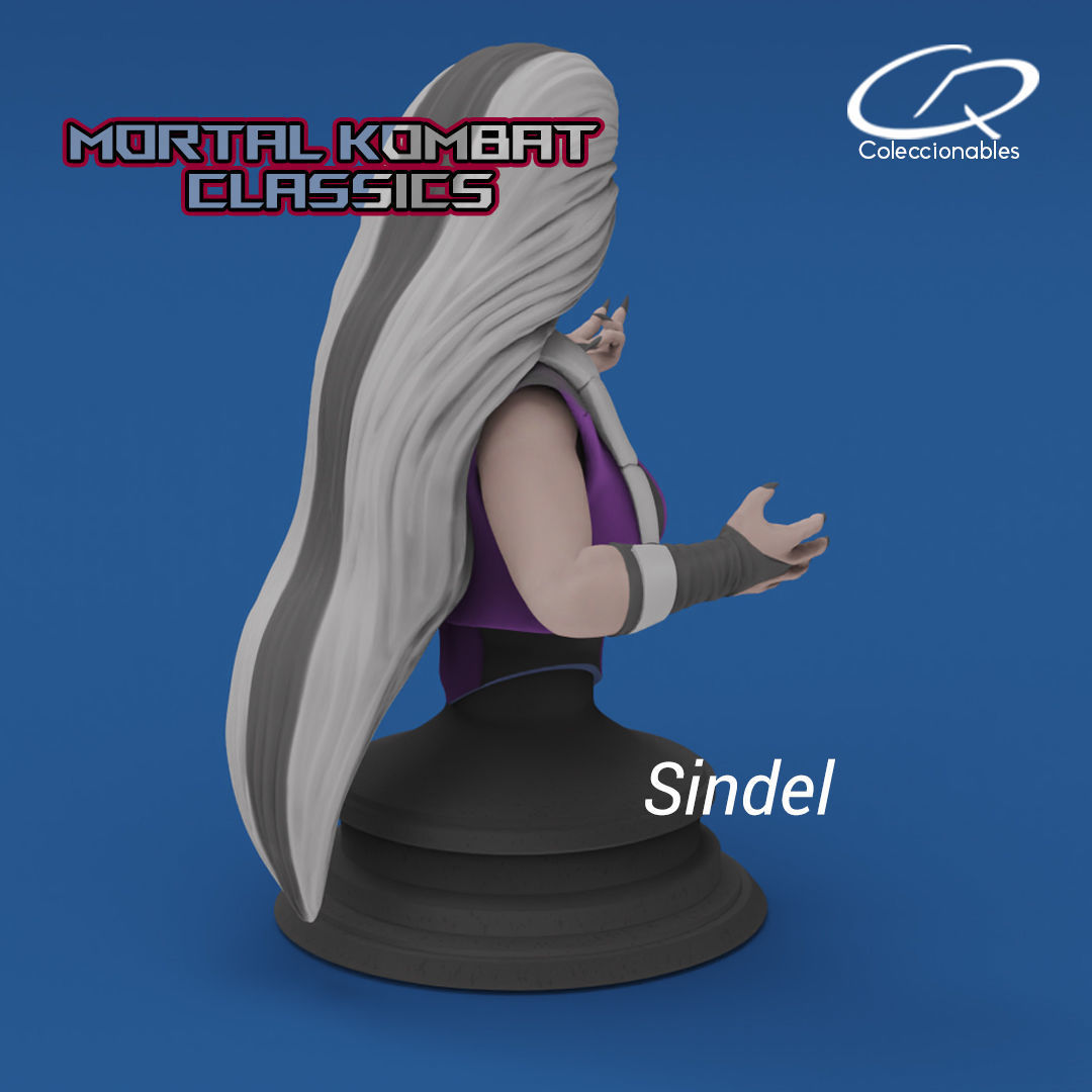 Mortal kombat Classics - Sindel 3D print model_3