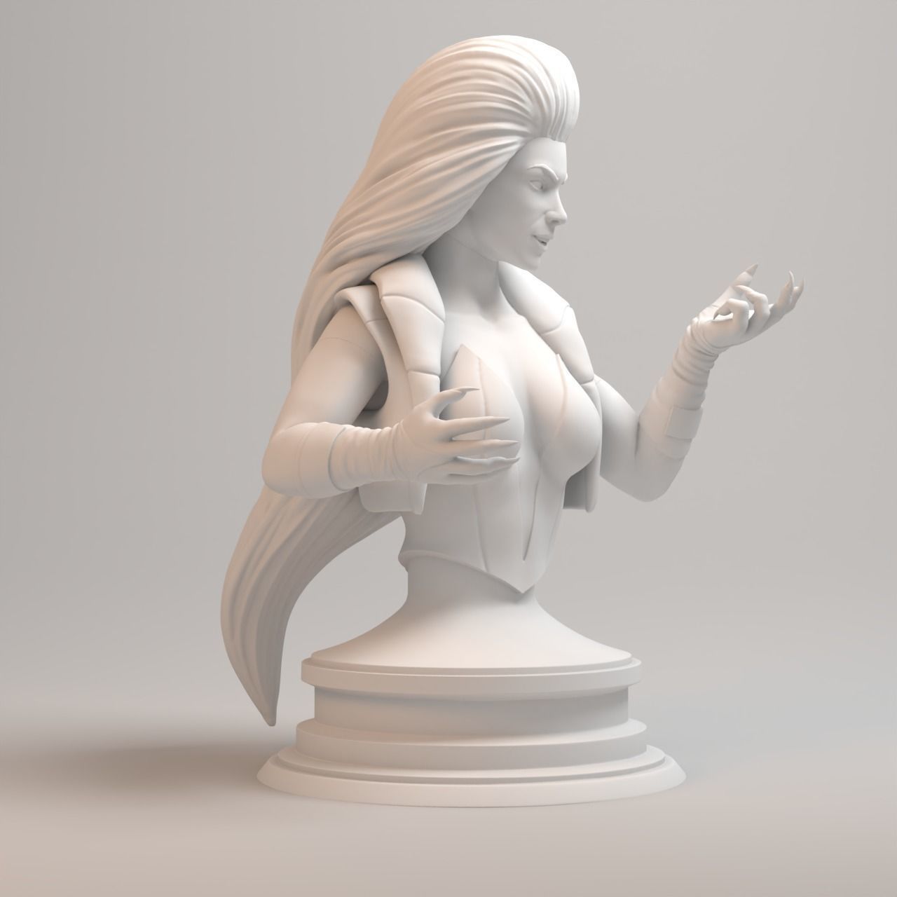 Mortal kombat Classics - Sindel 3D print model_7